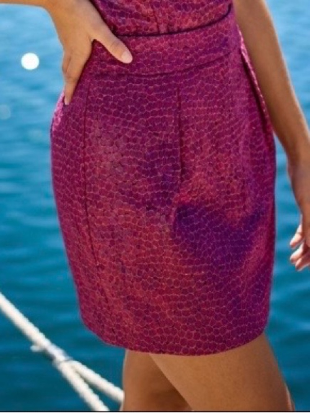 Nordstrom Elegant Parisian upscale business cocktail skirt | Mini Skirt NWT M